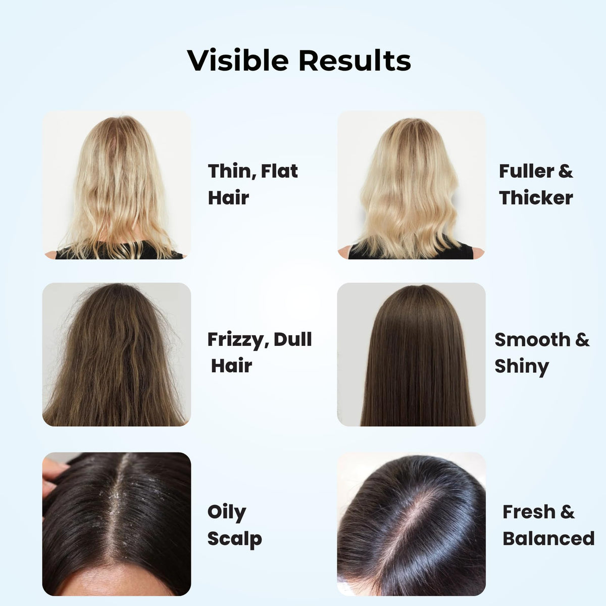 Tricholoy+ Clean rinse with airy finish suggests lasting body.