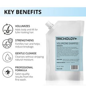Tricholoy+ Root lift application scene shows targeted lift at roots.