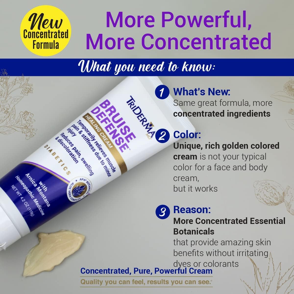 TriDerma AP4 Aloe Vera gel closeup—proprietary healing complex for soothing skin