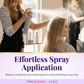 TRIDESIGN Aero Body Infusion boosts blow-dry volume with a light, airy finish