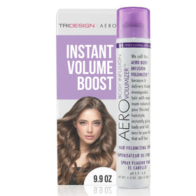 TRIDESIGN Aero Body Infusion bottle spray delivers instant volume for fine hair