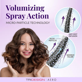 TRIDESIGN Aero Body Infusion gives fine hair added body and shine