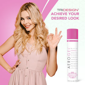 TRIDESIGN Aerogel leaves non-sticky, clean finish with shine.