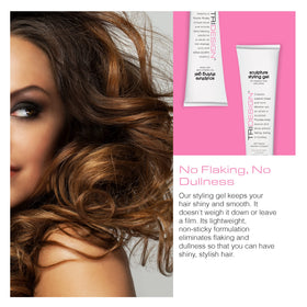 TRIDESIGN Sculpture Gel all hair types solution for flexible styling.