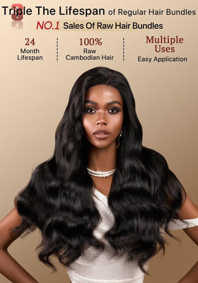 Triippy natural-color body wave blend for seamless, salon-ready looks.