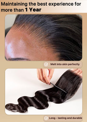 Triippy raw Cambodian hair weft closeup emphasizes strength and durability.