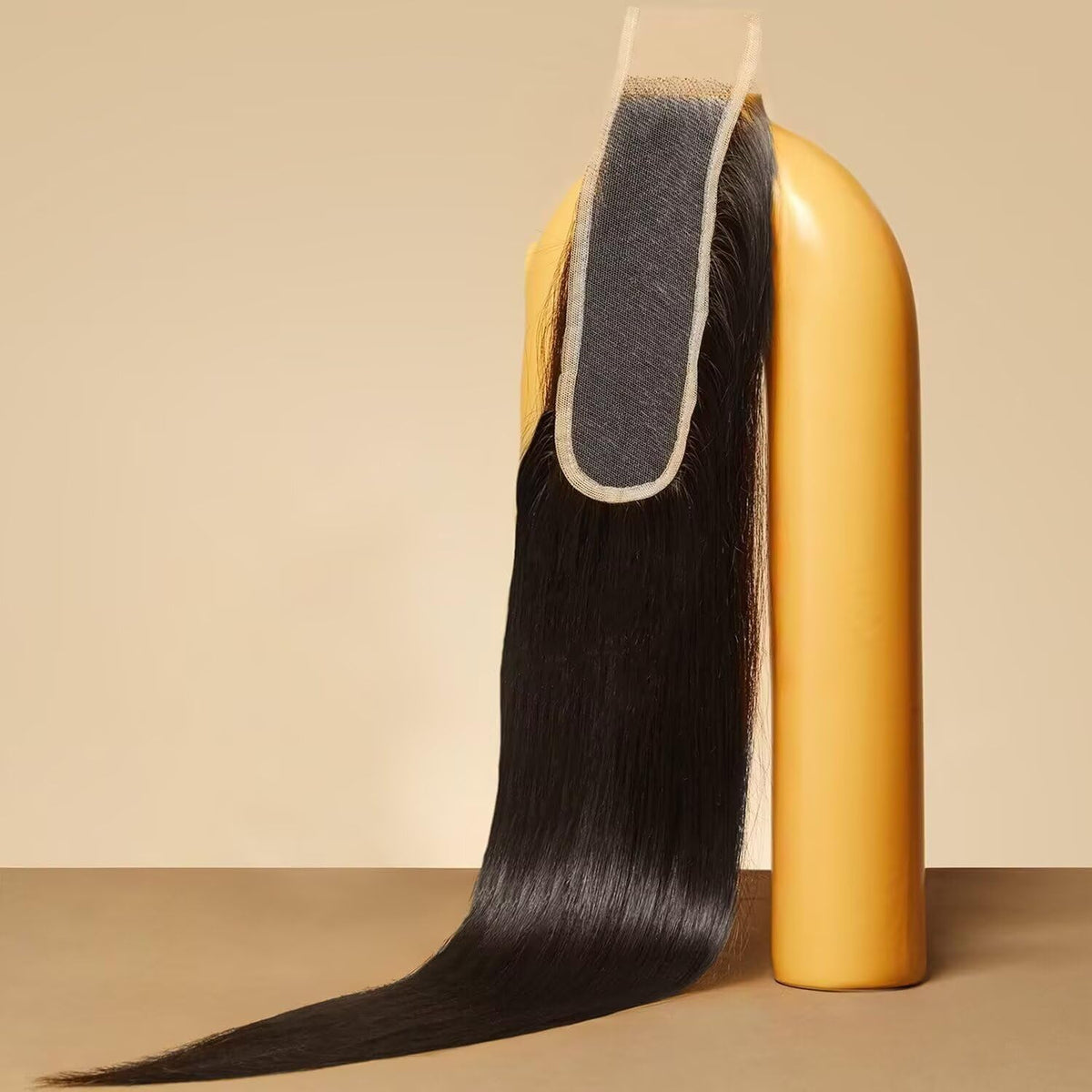 Triippy raw hair 2x6 hd lace closure straight blends naturally with skin tone