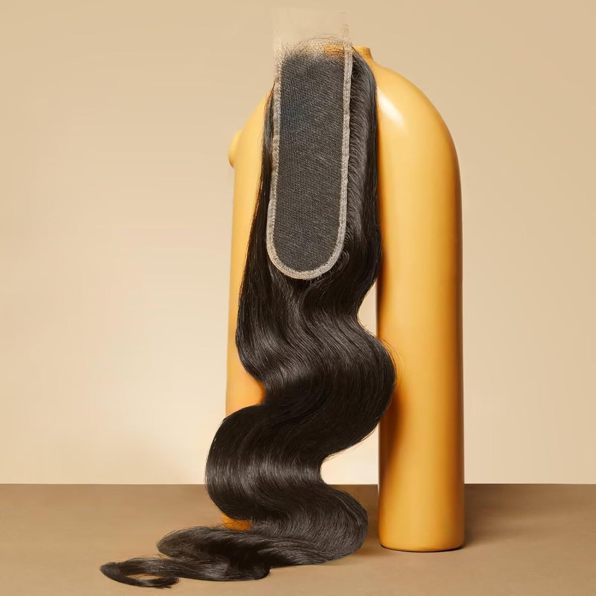 Triippy Raw Hair Closure 2x6 HD Lace close-up showing seamless blend and reduced shedding