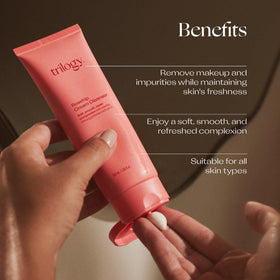 Trilogy Prickly Pear hydration focus; soothing cleanse during routine.