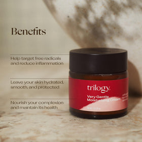 Trilogy Very Gentle Moisturising Cream calendula chamomile blooming highlights soothing natural recovery