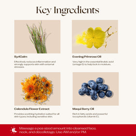 Trilogy Very Gentle Moisturising Cream maqui berry artwork signals antioxidant protection