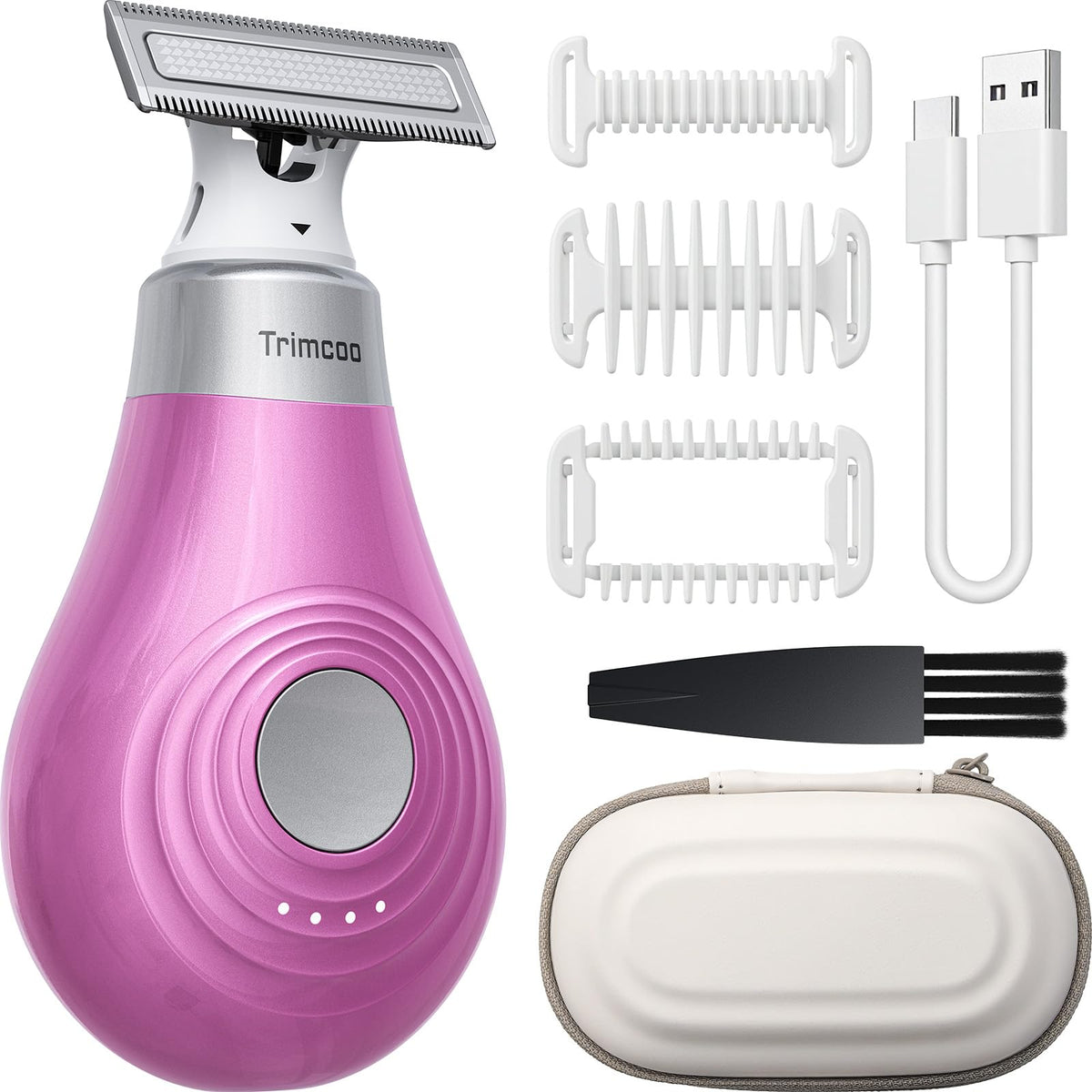 Trimcoo bikini trimmer pocket-sized design for on-the-go grooming and travel