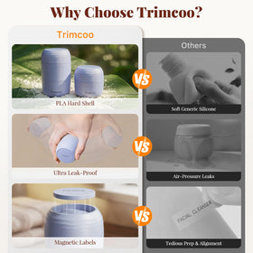 Trimcoo modular 60ml design lets you customize jar sizes