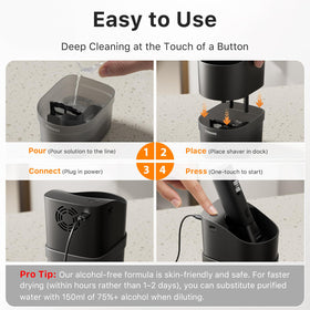 Trimcoo long 180-minute runtime keeps grooming uninterrupted during trips