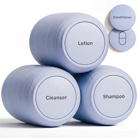 Trimcoo ultra leakproof travel containers with secure seal for safe travel