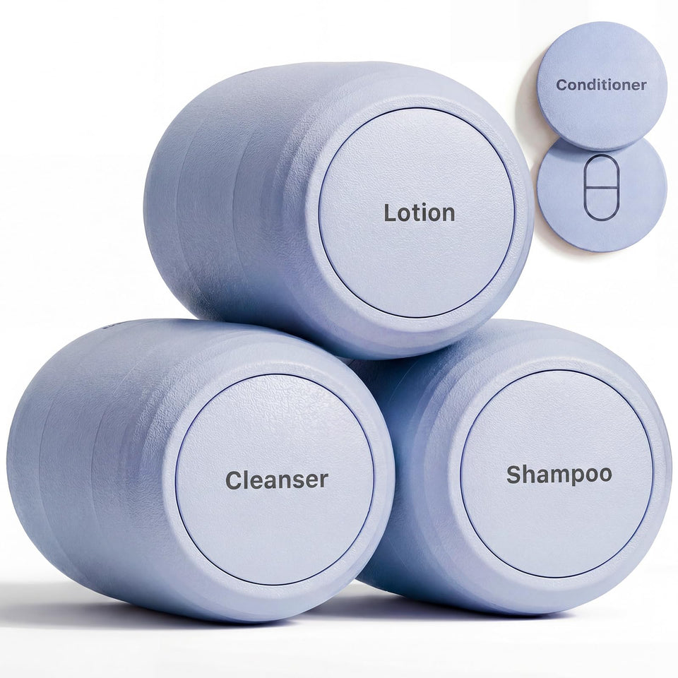 Trimcoo ultra leakproof travel containers with secure seal for safe travel