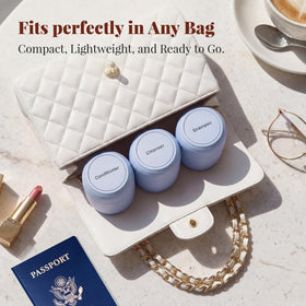 Trimcoo TSA-approved set stays leakproof in carry-on bags