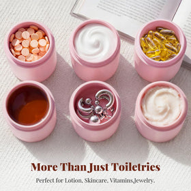 Trimcoo wide-mouth bottles allow easy filling and thorough cleaning.