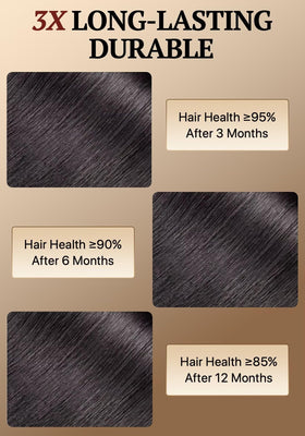 Triippy straight bundles satin-smooth gloss finish after styling.