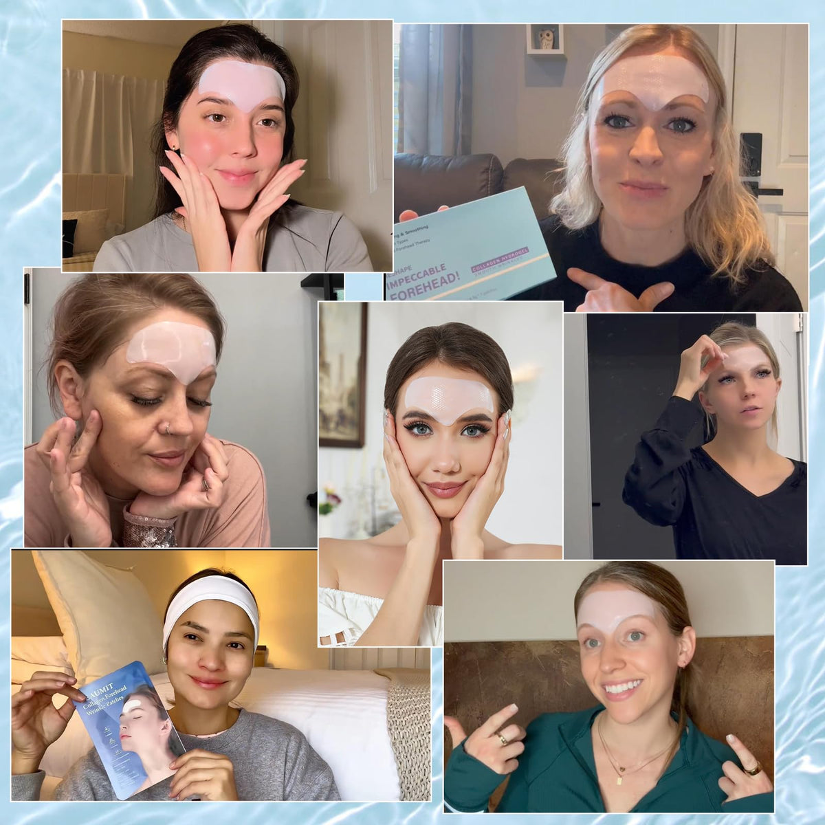 Tripsky collagen-enriched forehead patches soften fine lines and boost elasticity.