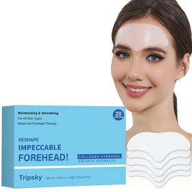 Tripsky forehead-wrinkle patches 20pc kit for smoother-looking skin.