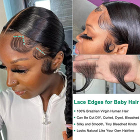 TRIPYGO Edges Invisible Lace application for discreet hairline