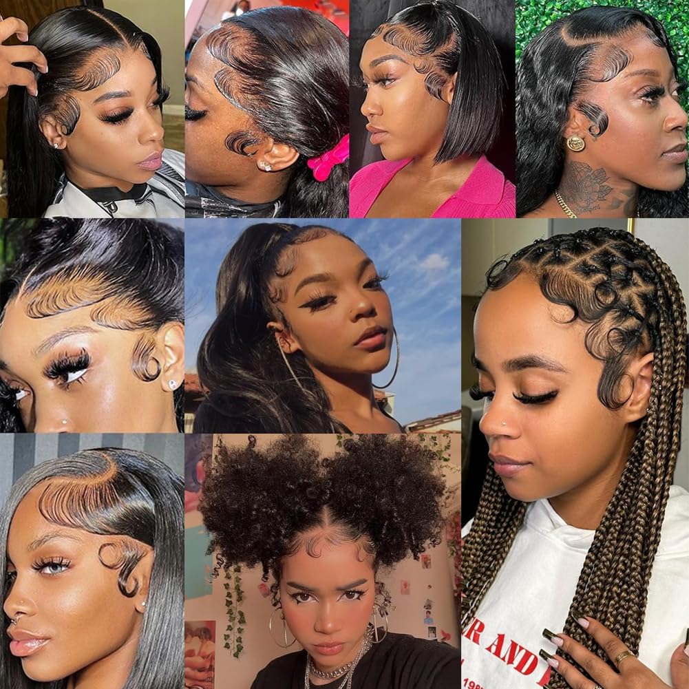 TRIPYGO Edges reusable baby hair strips for multiple looks