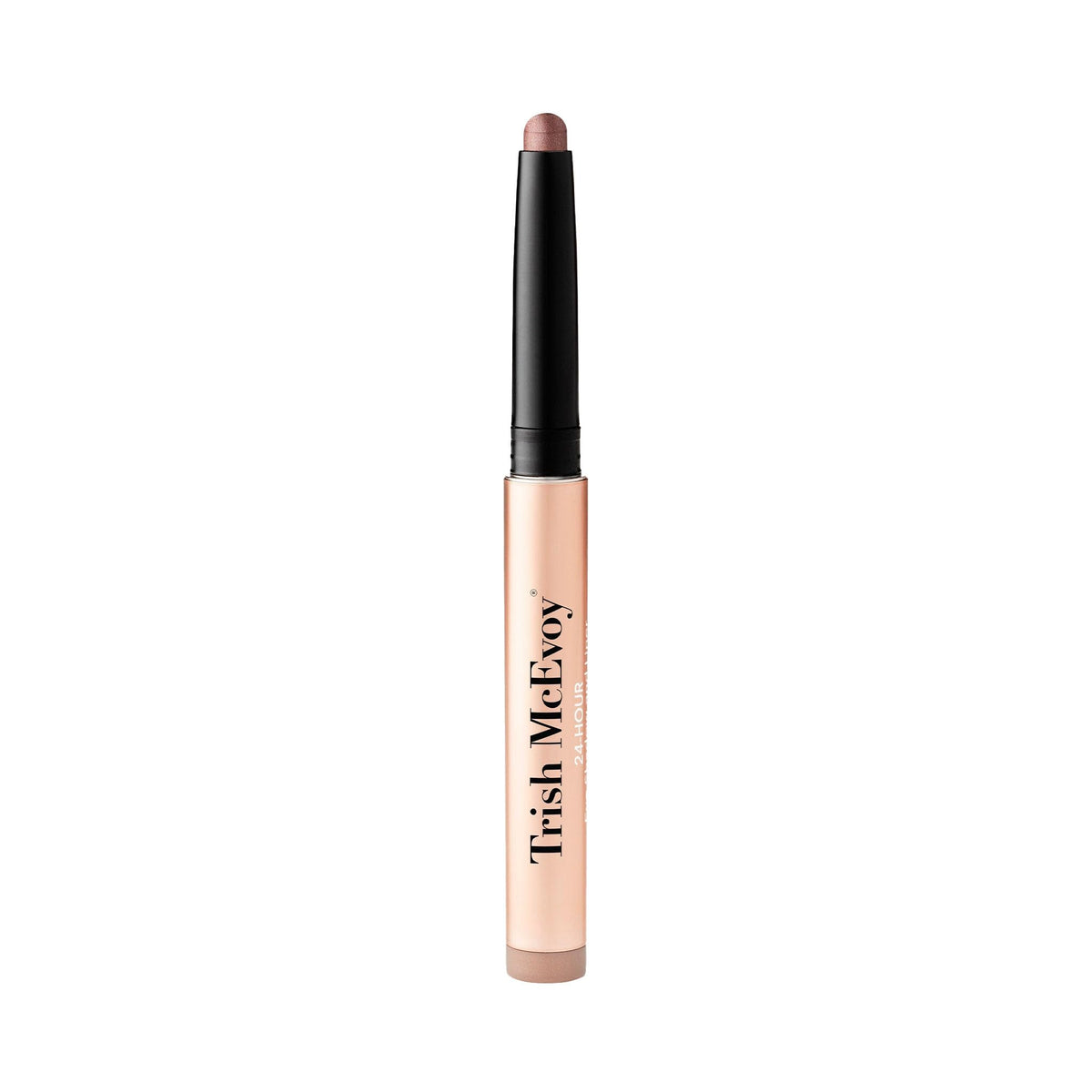Trish McEvoy 24-Hour Eyeshadow Stick Smokey Quartz packaging showcases easy, long-wear color.