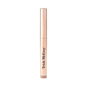 Trish McEvoy Smokey Quartz swatch highlights pigment-rich, crease-proof color.