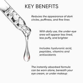 Trish McEvoy Beauty Booster Eye Serum texture appears light and non-greasy