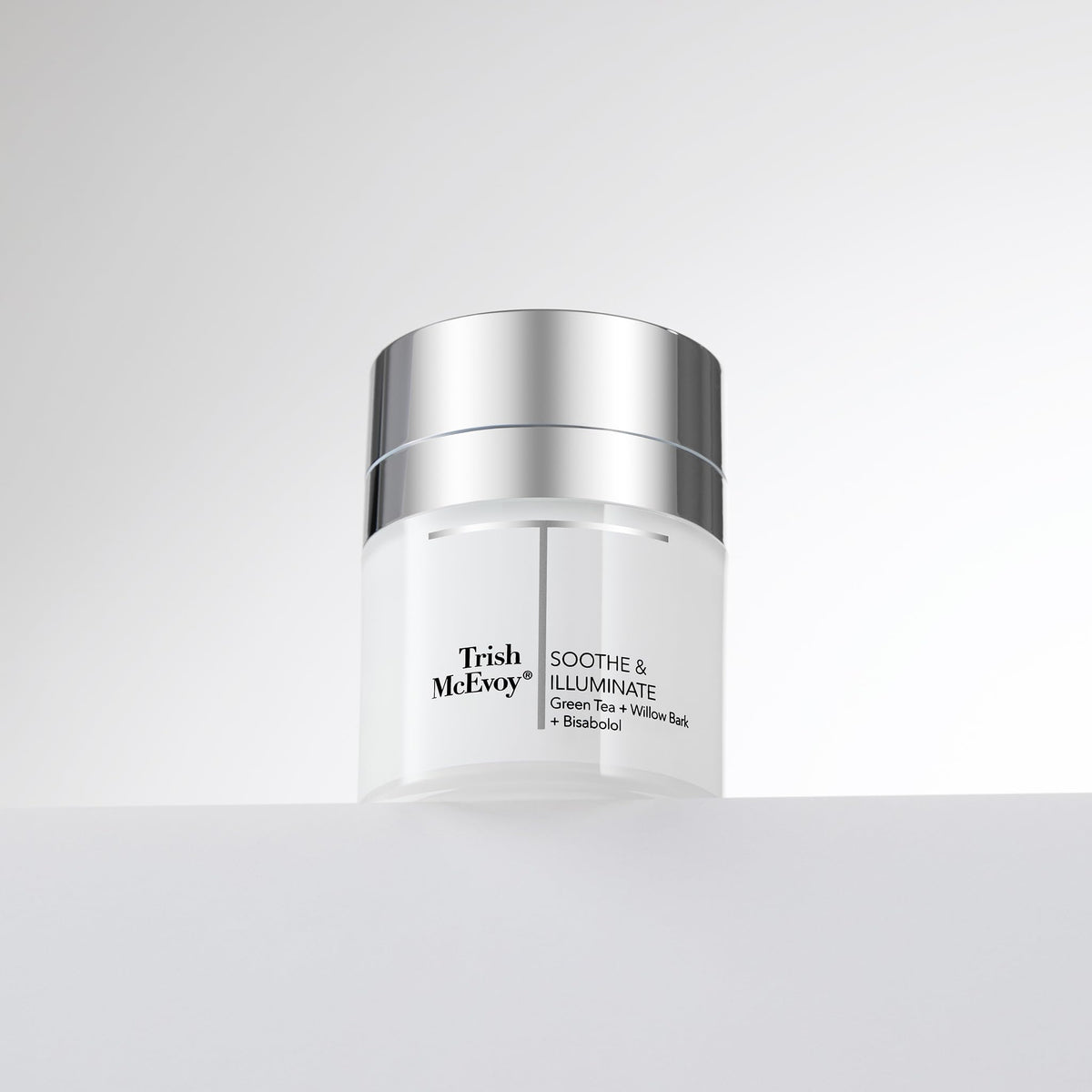 Trish McEvoy Beauty Booster glow application on skin demonstrates sheer illumination