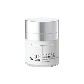 Trish McEvoy Beauty Booster Soothe and Illuminate Cream one-touch jar for easy dispensing and glow