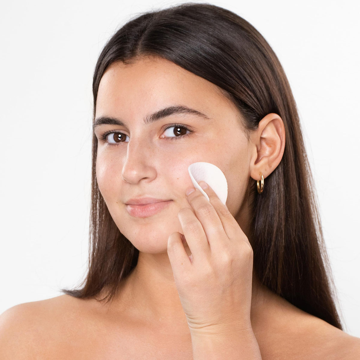 Trish McEvoy Beta Hydroxy Pad texture close-up for smoother skin.