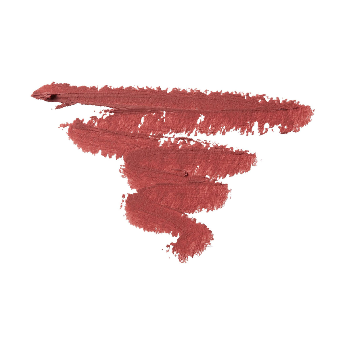 Trish McEvoy Essential Pencil Lip Crayon nude on lips shows semi-matte color