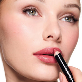 Trish McEvoy Essential Pencil Lip Crayon nude packaging close-up for sleek design
