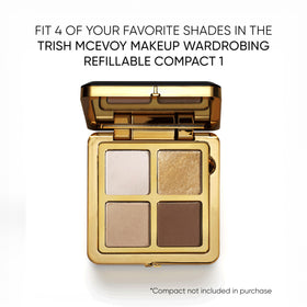 Trish McEvoy Glaze White Peach crease shade adds dimension.