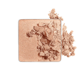 Trish McEvoy Glaze White Peach swatch showing pigment-rich shimmer.