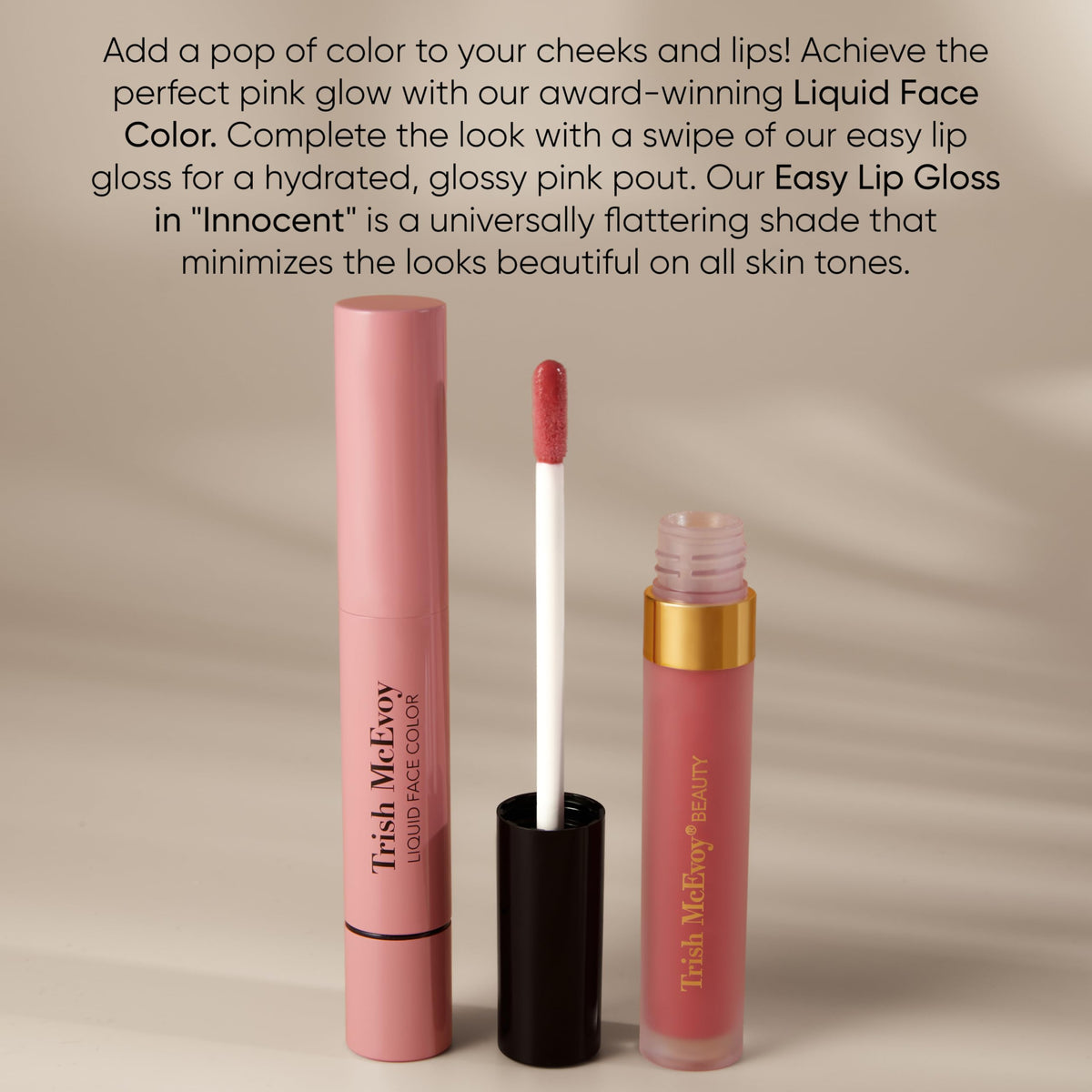 Trish McEvoy Liquid Face Color Glow long-wear, featherweight texture for comfort
