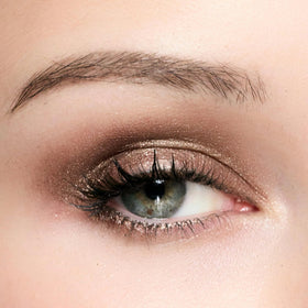 Trish McEvoy Topaz used as liner along lash line for precise definition.