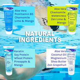 TRISWIM after-swim lotion tube hydrating and soothing skin after swimming