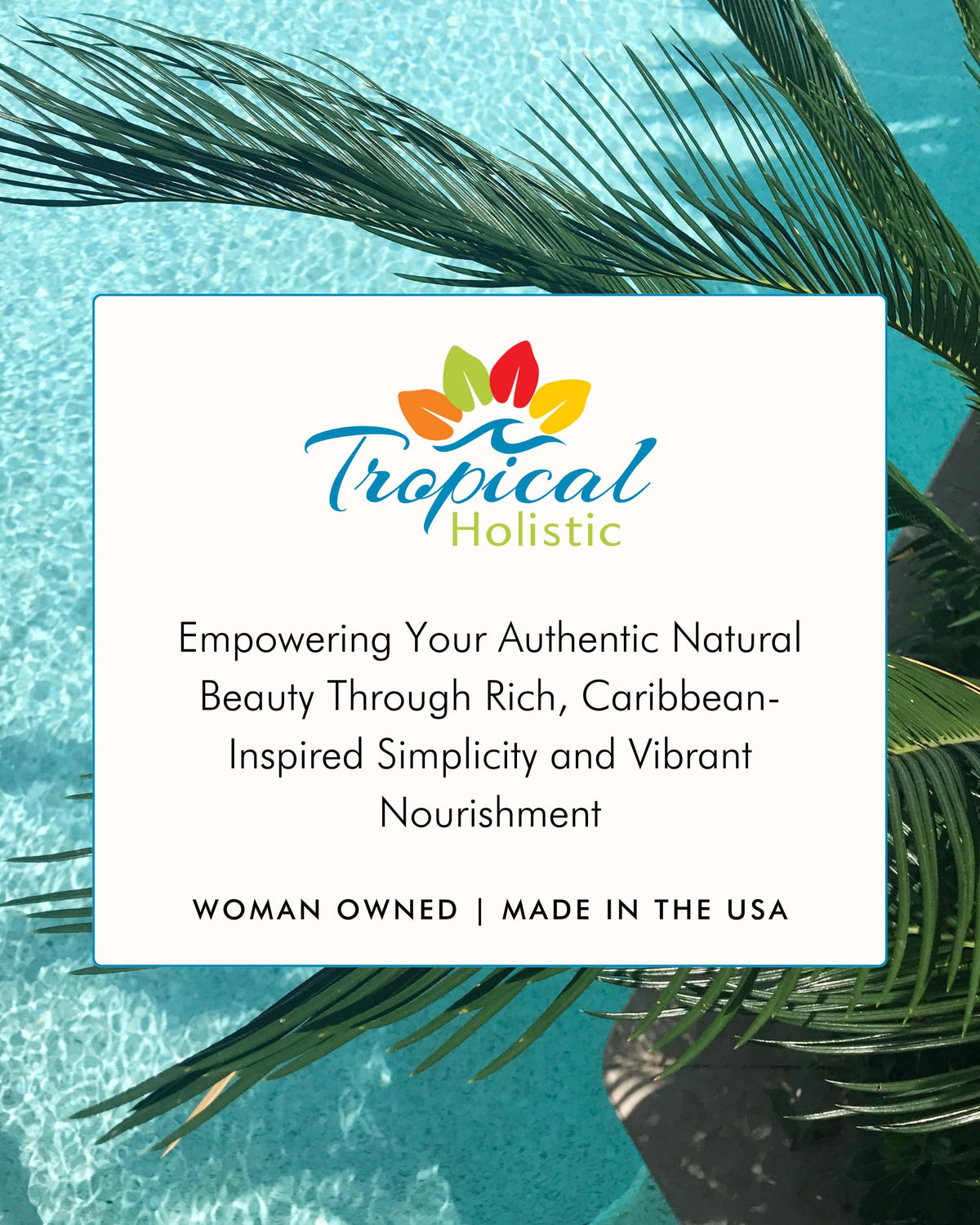 Tropical Holistic Vitamin E Oil in amber glass bottle highlighting purity.