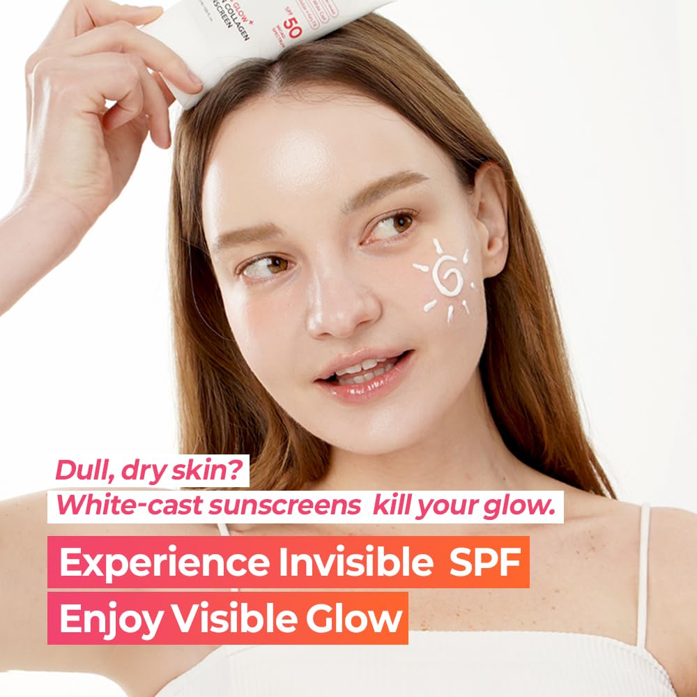 Troubless Glass Glow SPF 50 applied with smooth spread for quick absorption