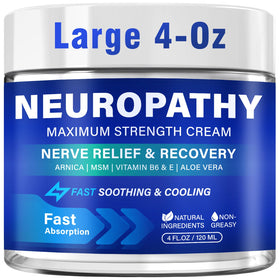 TRPLKJE Neuropathy Cream tube application for fast, targeted relief.