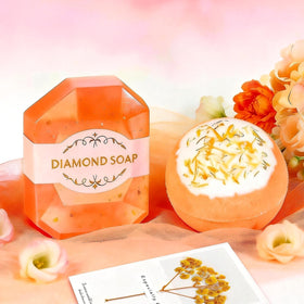 TRSILLE orange spa gift heart-shaped box highlights premium packaging