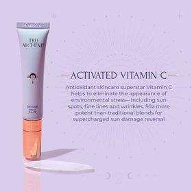 Tru Alchemy Eye Elixir morning routine step