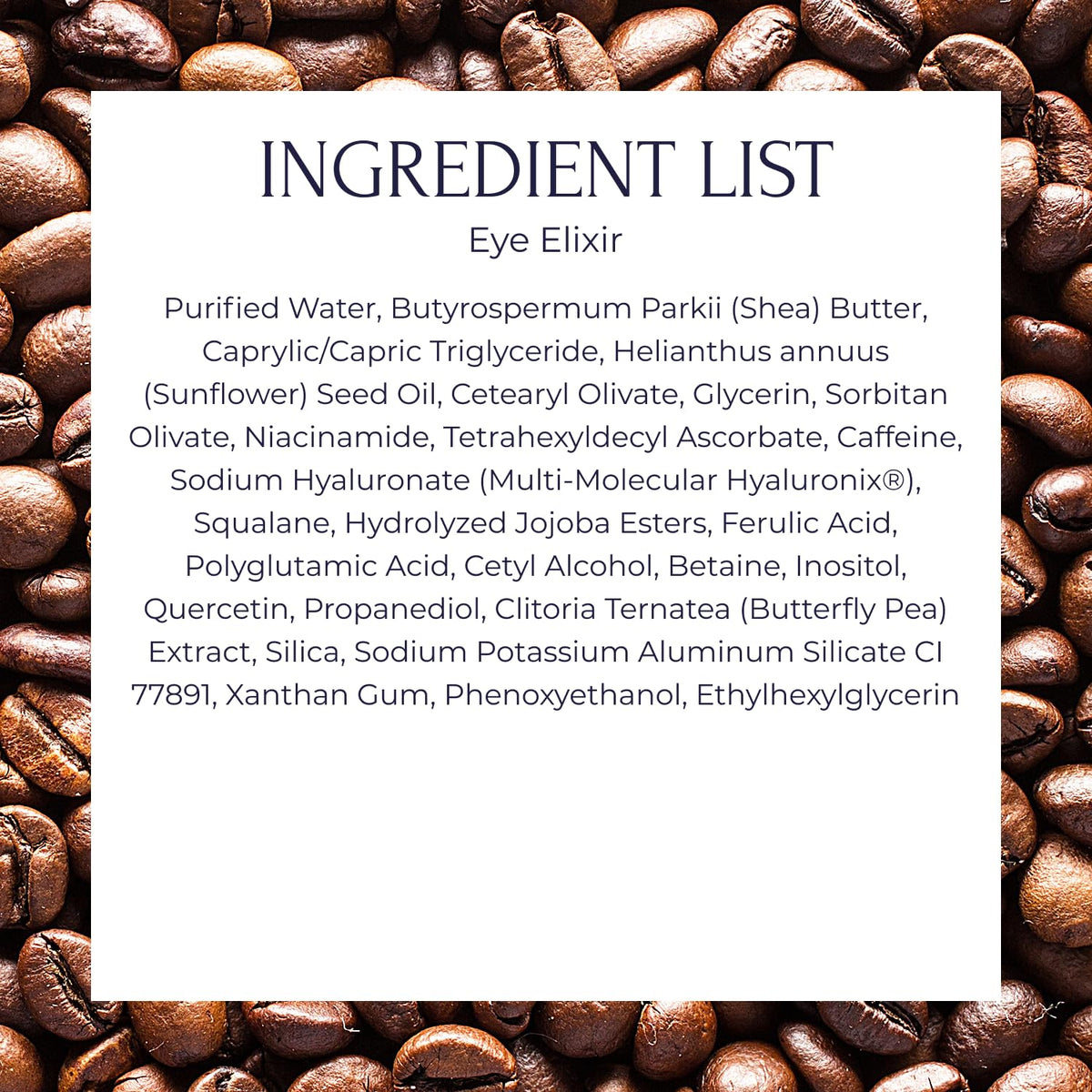 Tru Alchemy Eye Elixir safe fragrance-free formula