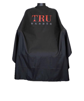 TRU BARBER silicone neck cape closeup highlighting comfort and neck protection