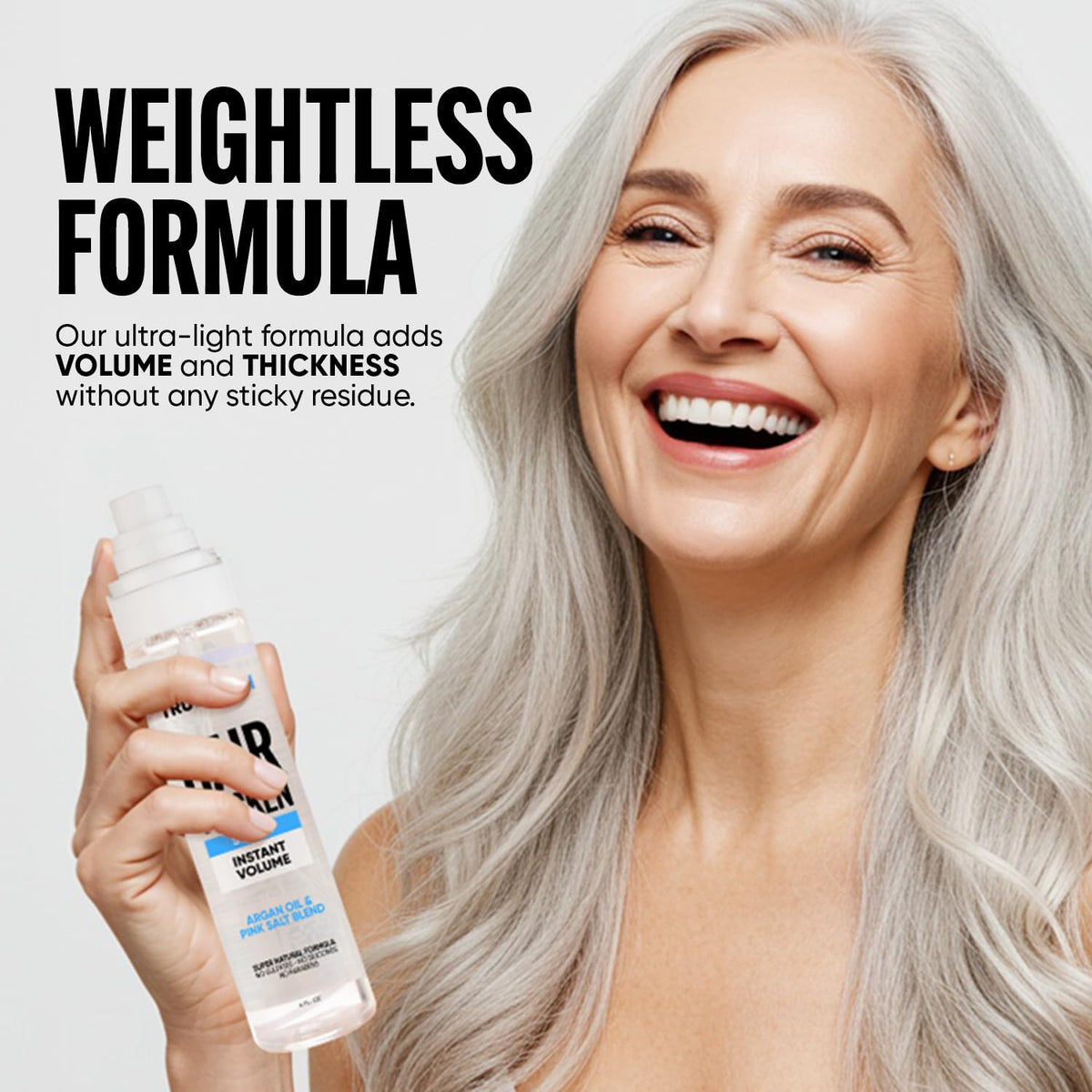 TRU BLOOM clean formula without sulfates or parabens