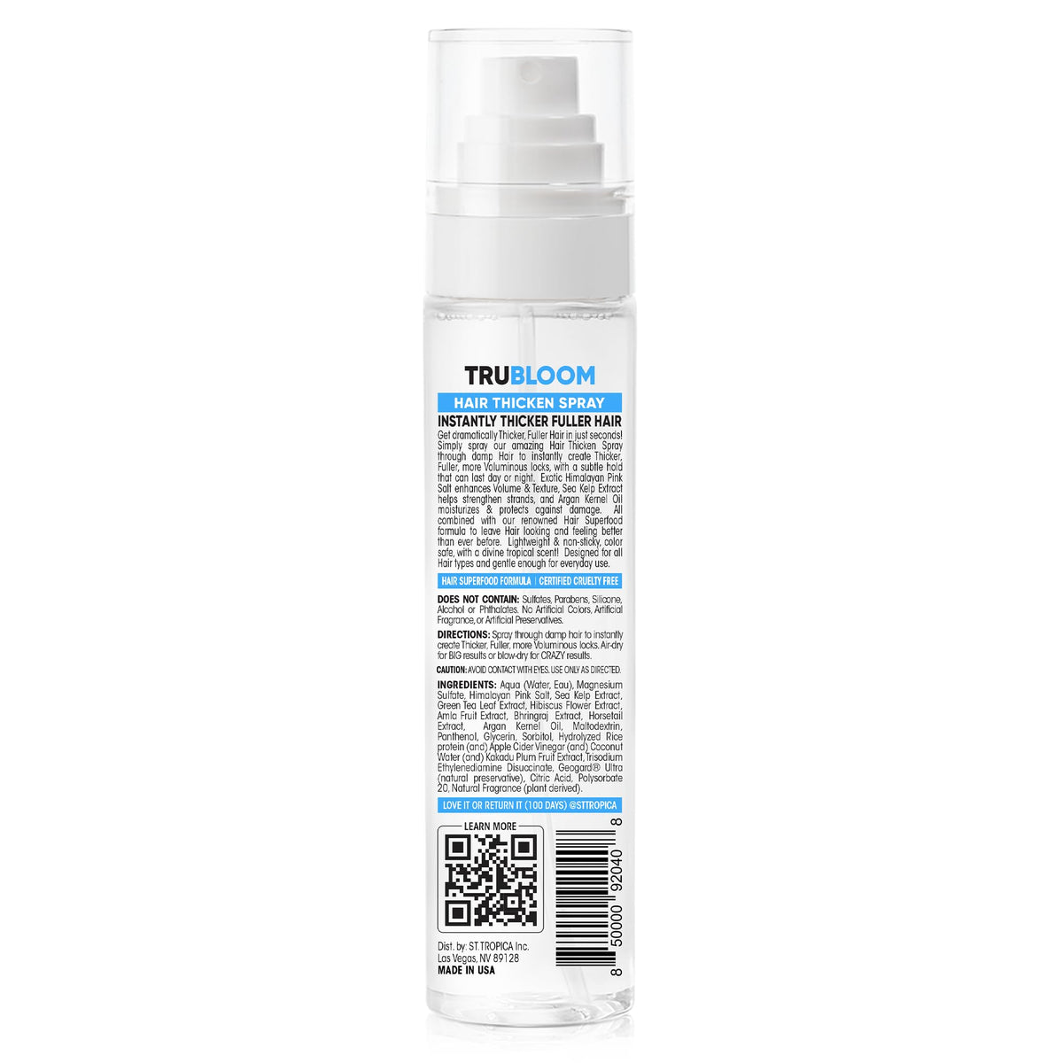 TRU BLOOM tropical scent enhances the refreshing experience