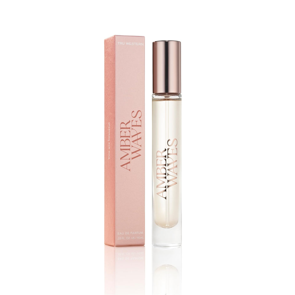 Tru Fragrance Beauty Amber Waves purse spray on the go for day-to-night scent